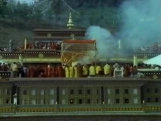 The Funeral in Rumtek Monastery