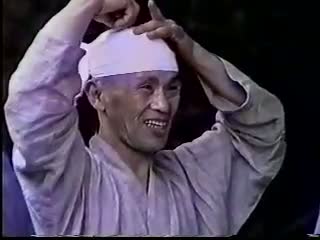 Harada Roshi doing Qi Gong